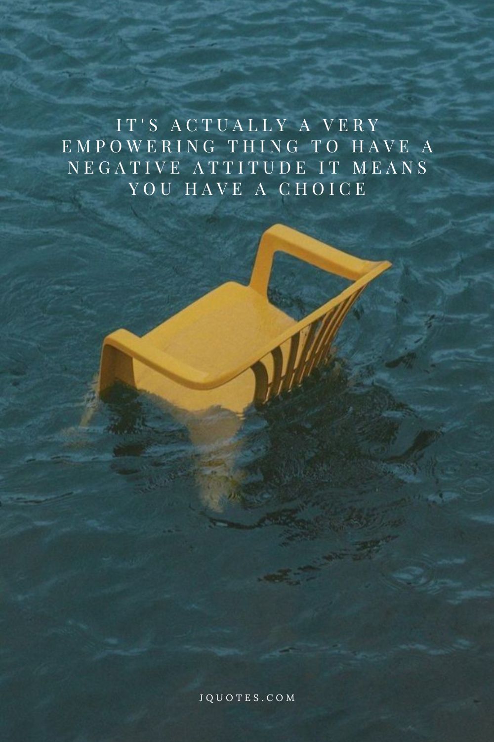 It's actually a very empowering thing to have a negative attitude it means you have a choice. - Jenni Pulos | JQuotes.com jQuotes.com It's actually a very empowering thing to have a negative attitude it means you have a choice