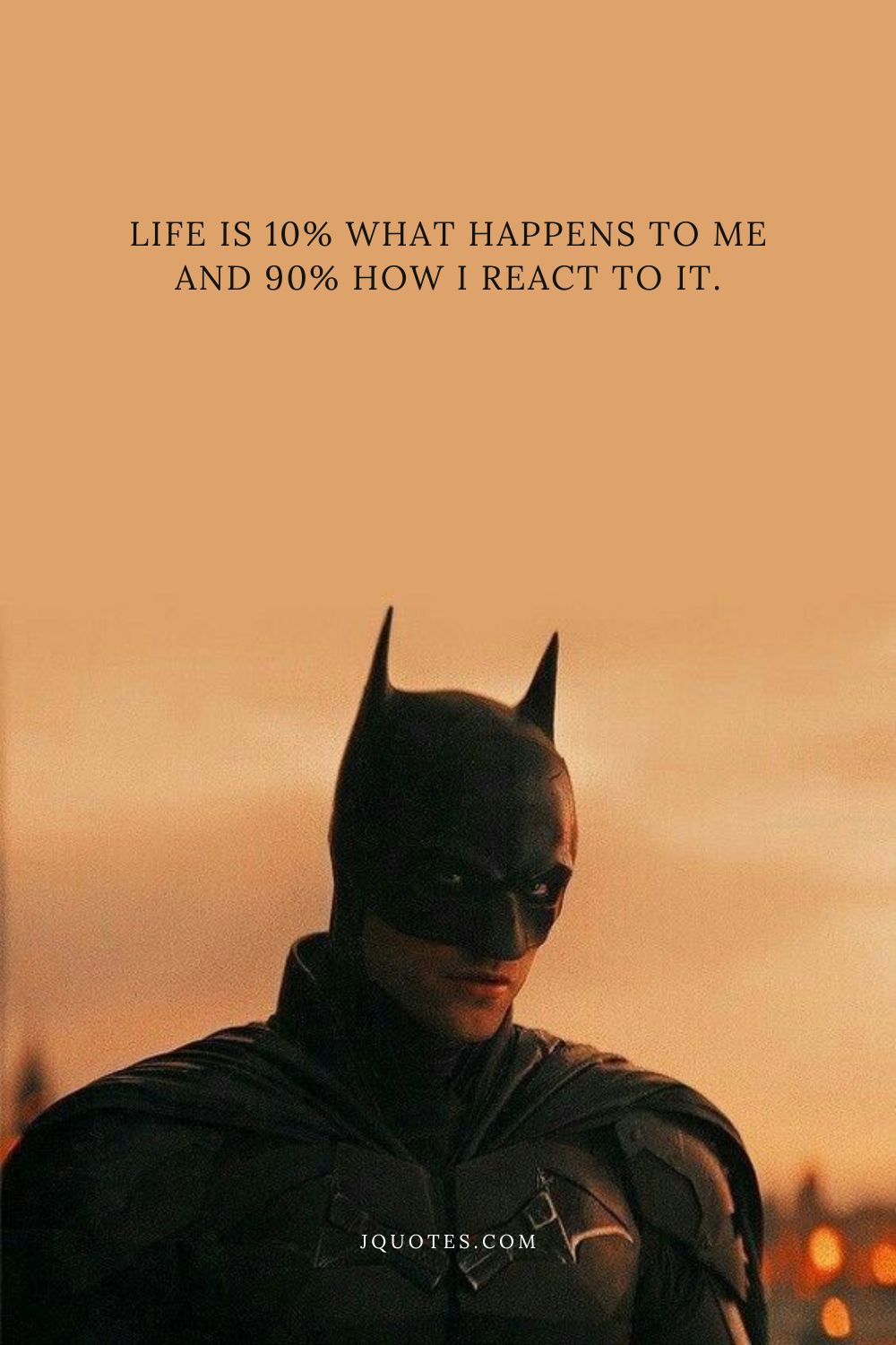"Life is 10% what happens to me and 90% how I react to it." - Charles R. Swindoll | JQuotes.com jQuotes.com Life is 10% what happens to me and 90% how I react to it.