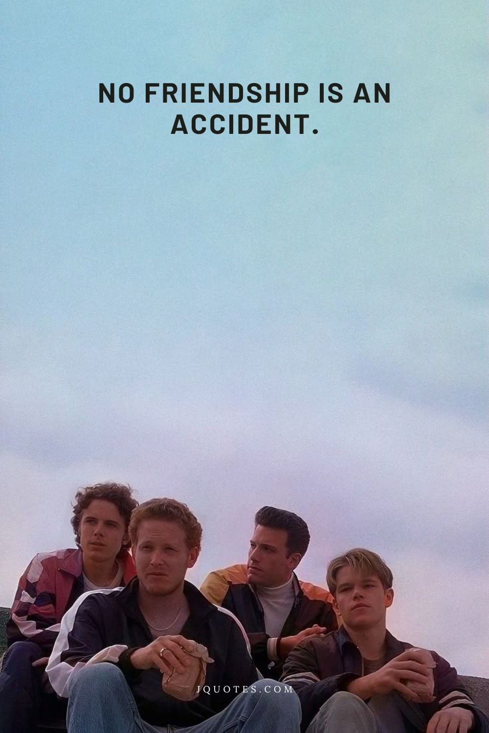 Quotes About Friendship: Celebrating Your Closest Bonds | JQuotes.com jQuotes.com No friendship is an accident.