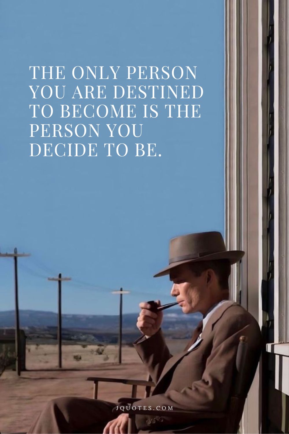 20 Positive Motivational Quotes to Inspire Your Day jQuotes.com The only person you are destined to become is the person you decide to be.