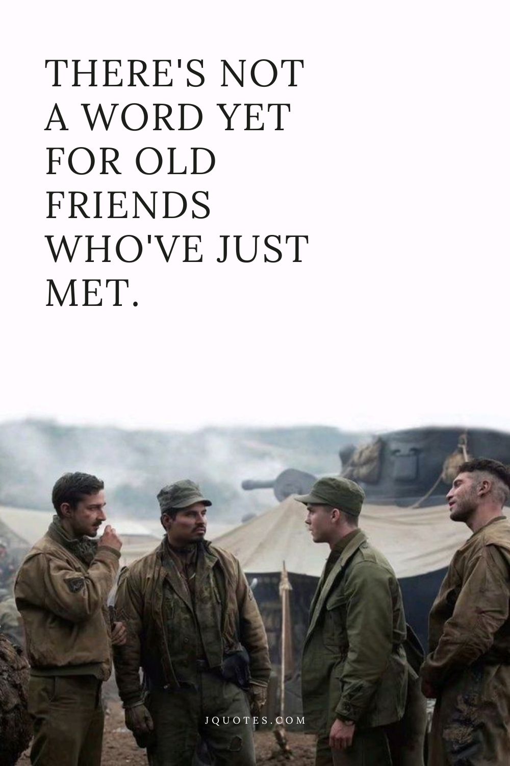 Quotes About Friendship: Celebrating Your Closest Bonds | JQuotes.com jQuotes.com There's not a word yet for old friends who've just met.