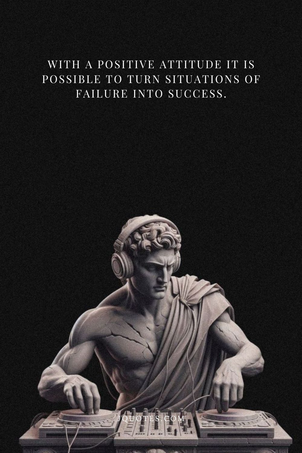 With a positive attitude it is possible to turn situations of failure into success. - Dan Mele | JQuotes.com jQuotes.com With a positive attitude it is possible to turn situations of failure into success - jQuotes.com